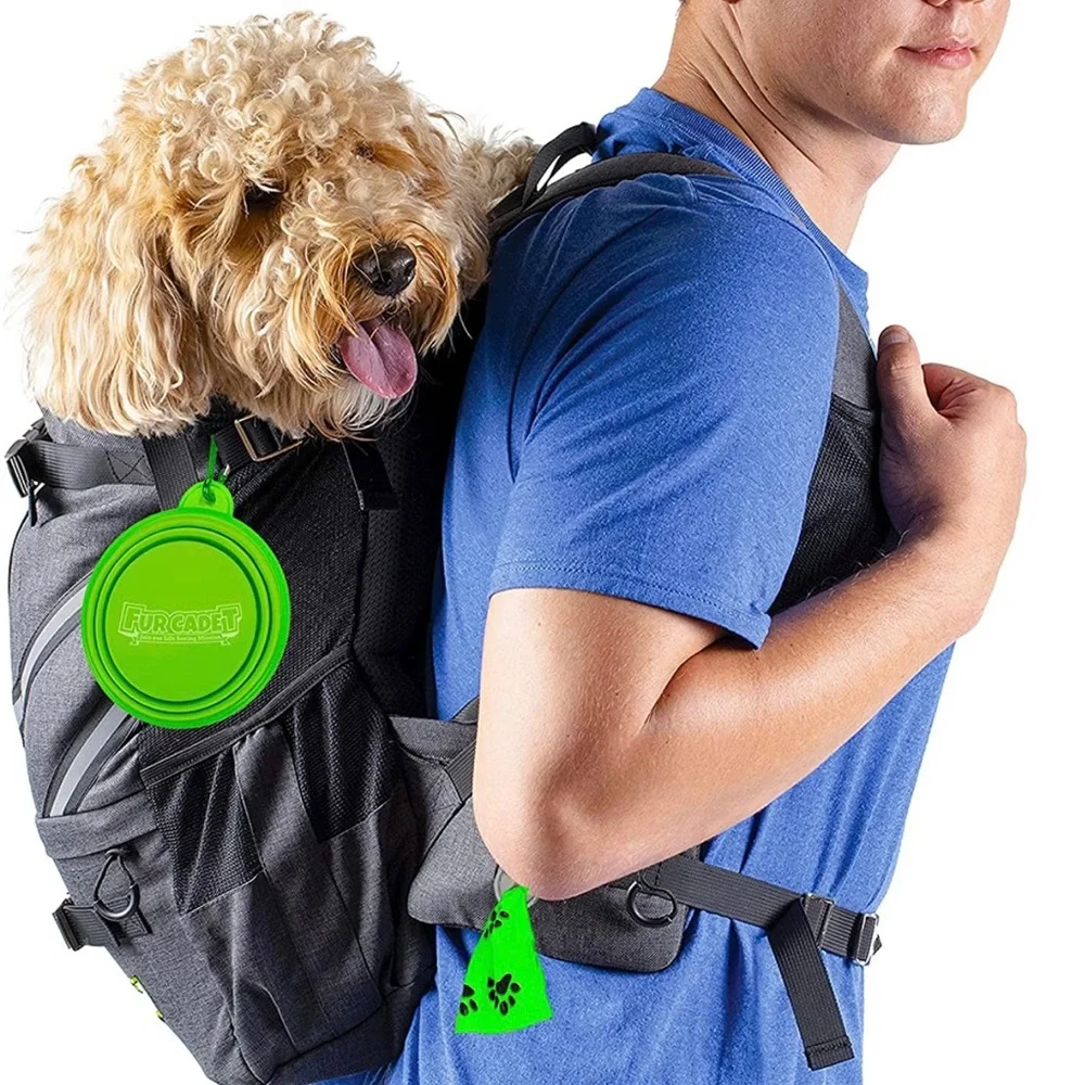 FURCADET Plush & Comfy Dog CarrierBackpack for Hiking & Selfie-Worthy Adventures